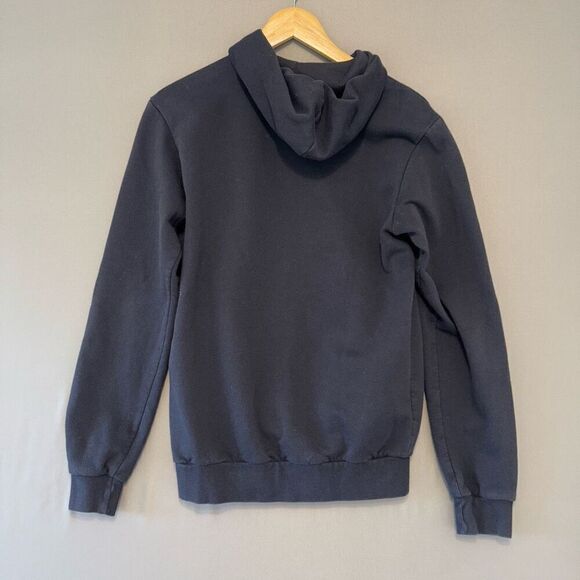 Adidas Essential Pull Over Hoodie Classic Chest Logo Size Small Cotton Blend - Picture 3 of 9